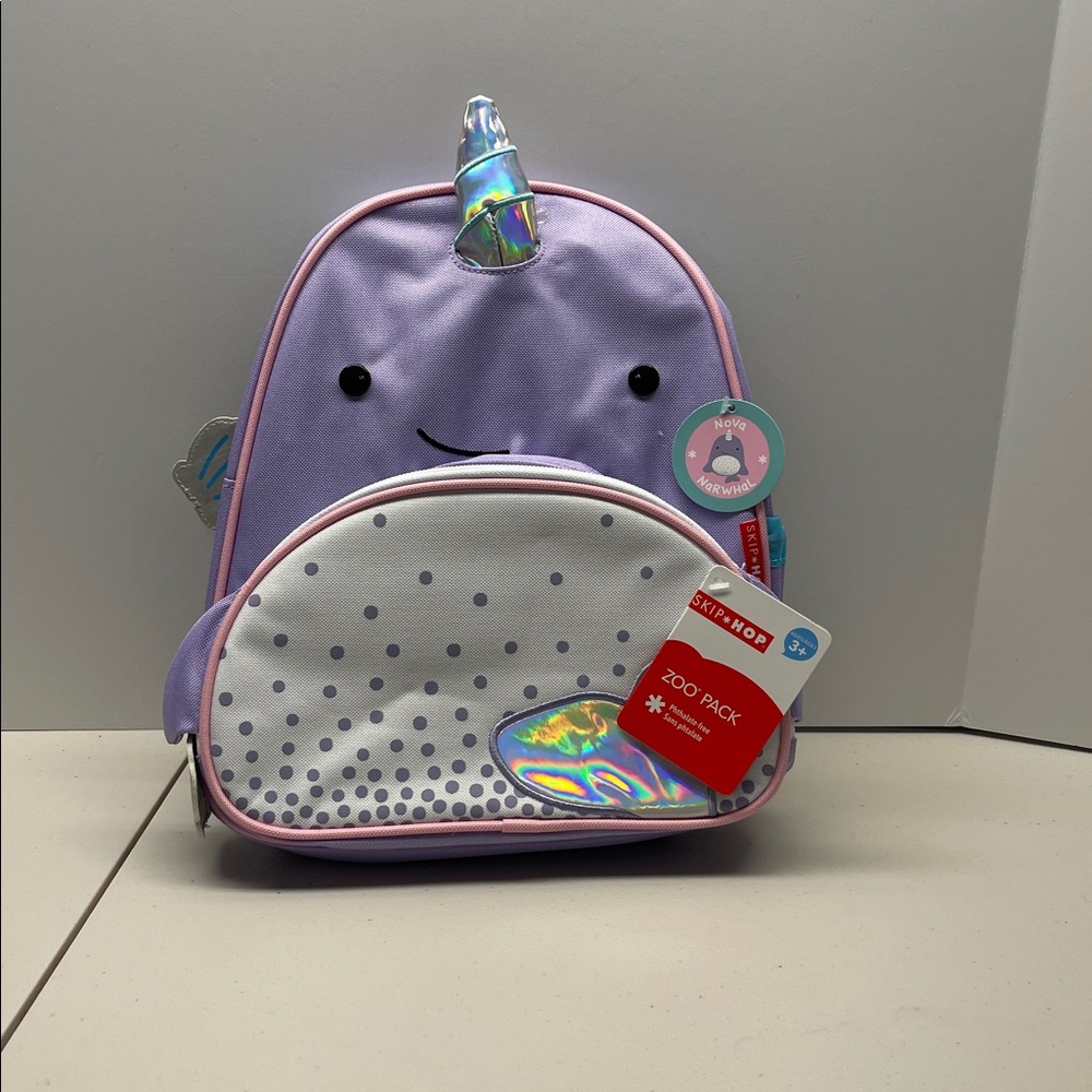 Skip Hop Nova Narwhal backpack. NWT - Picture 3 of 4